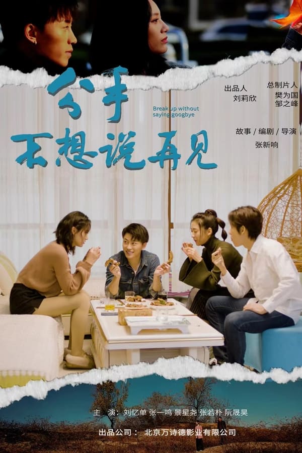 电影《分手不想说再见》的海报
