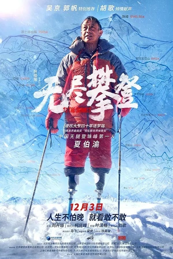 电影《无尽攀登》的海报