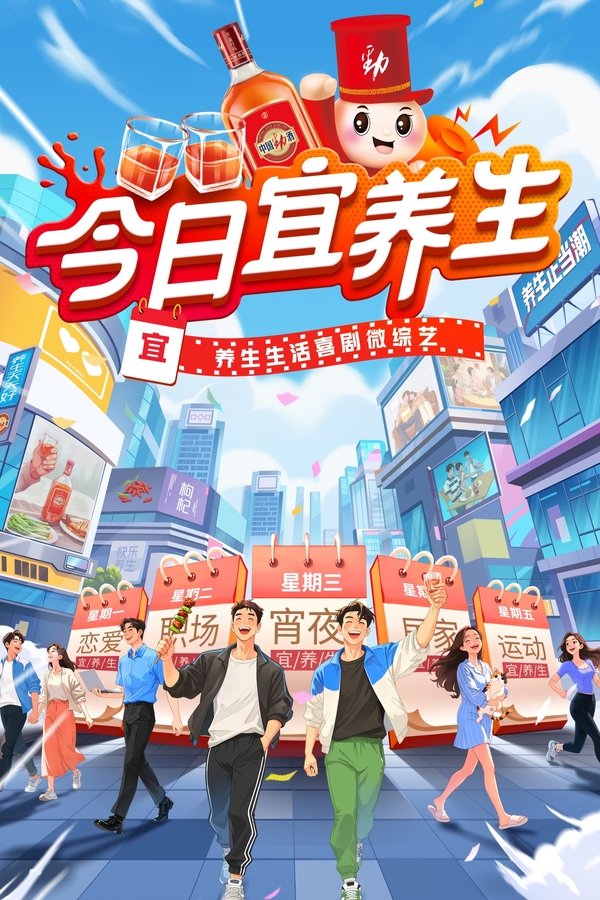 《今日宜养生》的海报