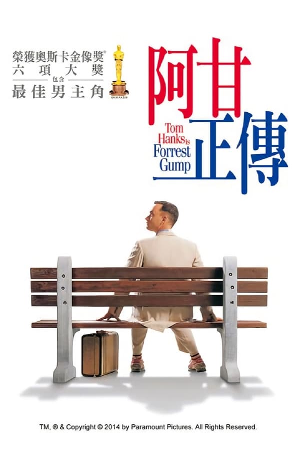 电影《阿甘正传》的海报