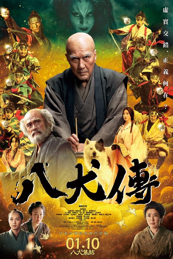 电影《八犬传》的海报