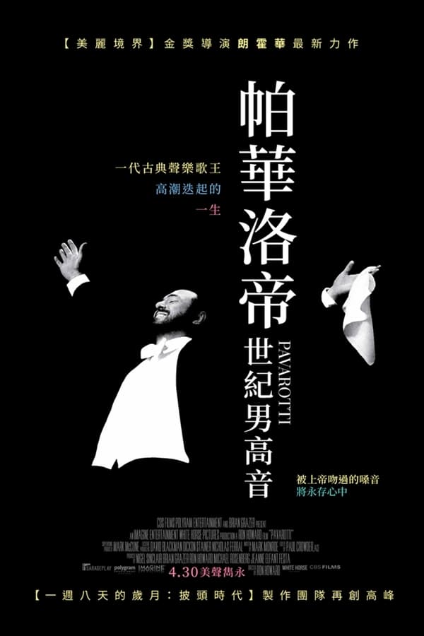 电影《帕瓦罗蒂》的海报