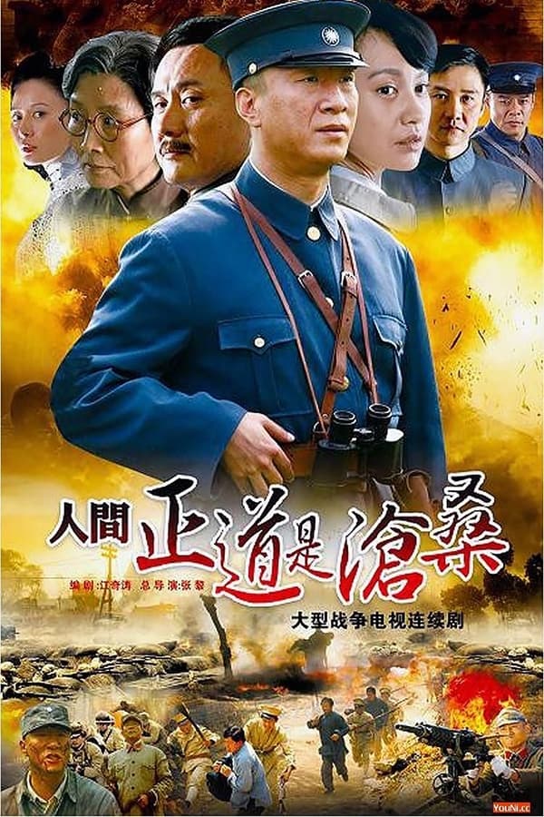 电影《人间正道是沧桑》的海报