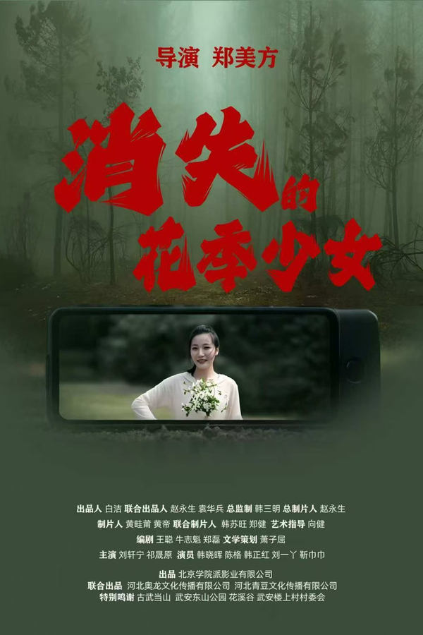 电影《消失的花季少女》的海报