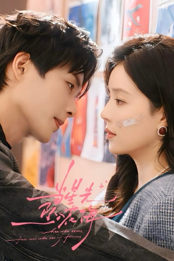 《当星光坠入花海》的海报