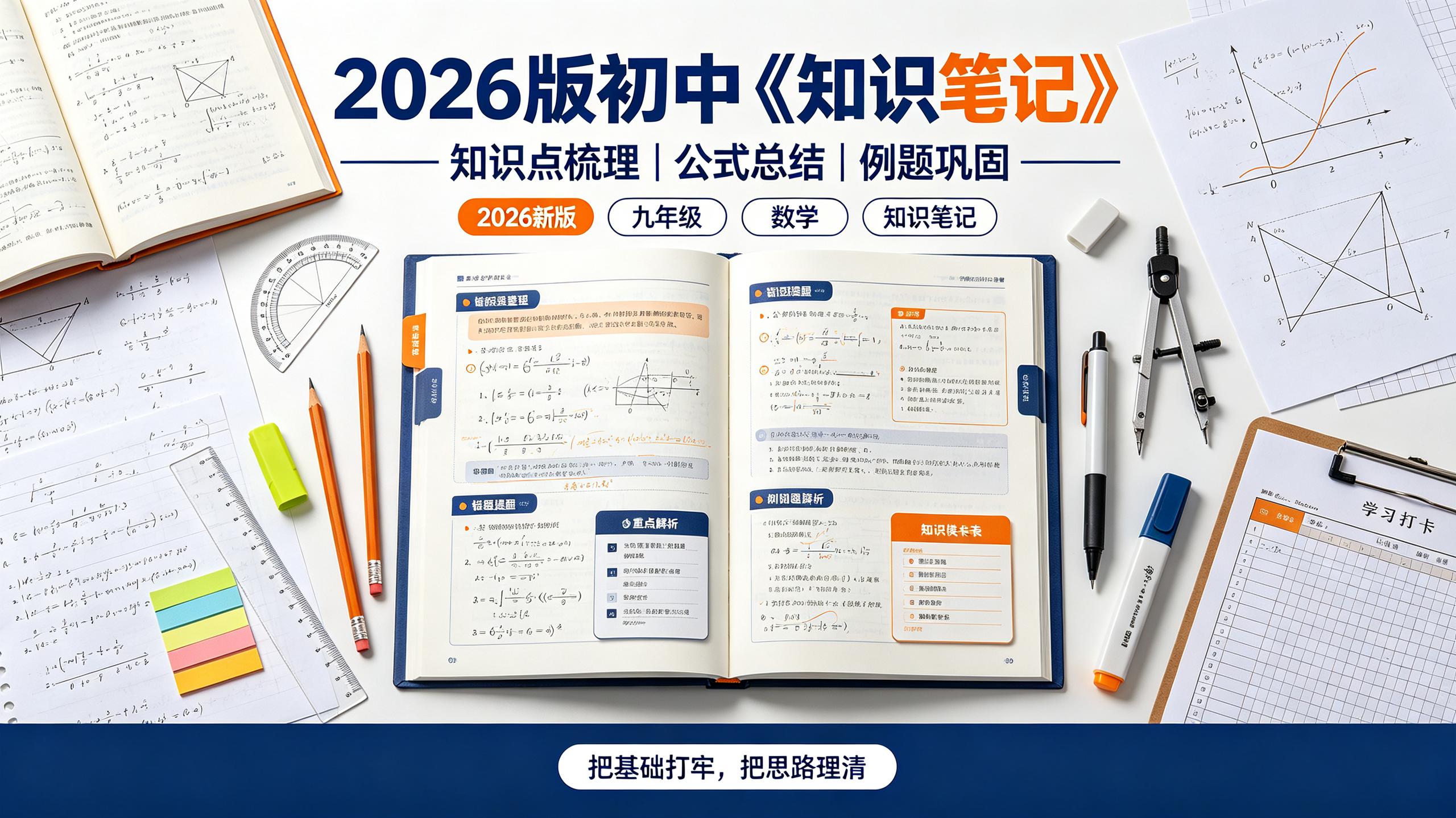 资源《2026版初中《知识笔记》9年级(数学)》的海报