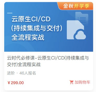 资源《慕课实战-云时代必修课-云原生CI、CD(持续集成与交付)全流程实战》的海报