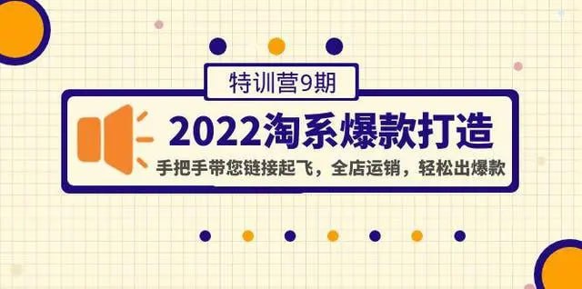 资源《108将淘系爆款陪跑营【第九期】》的海报