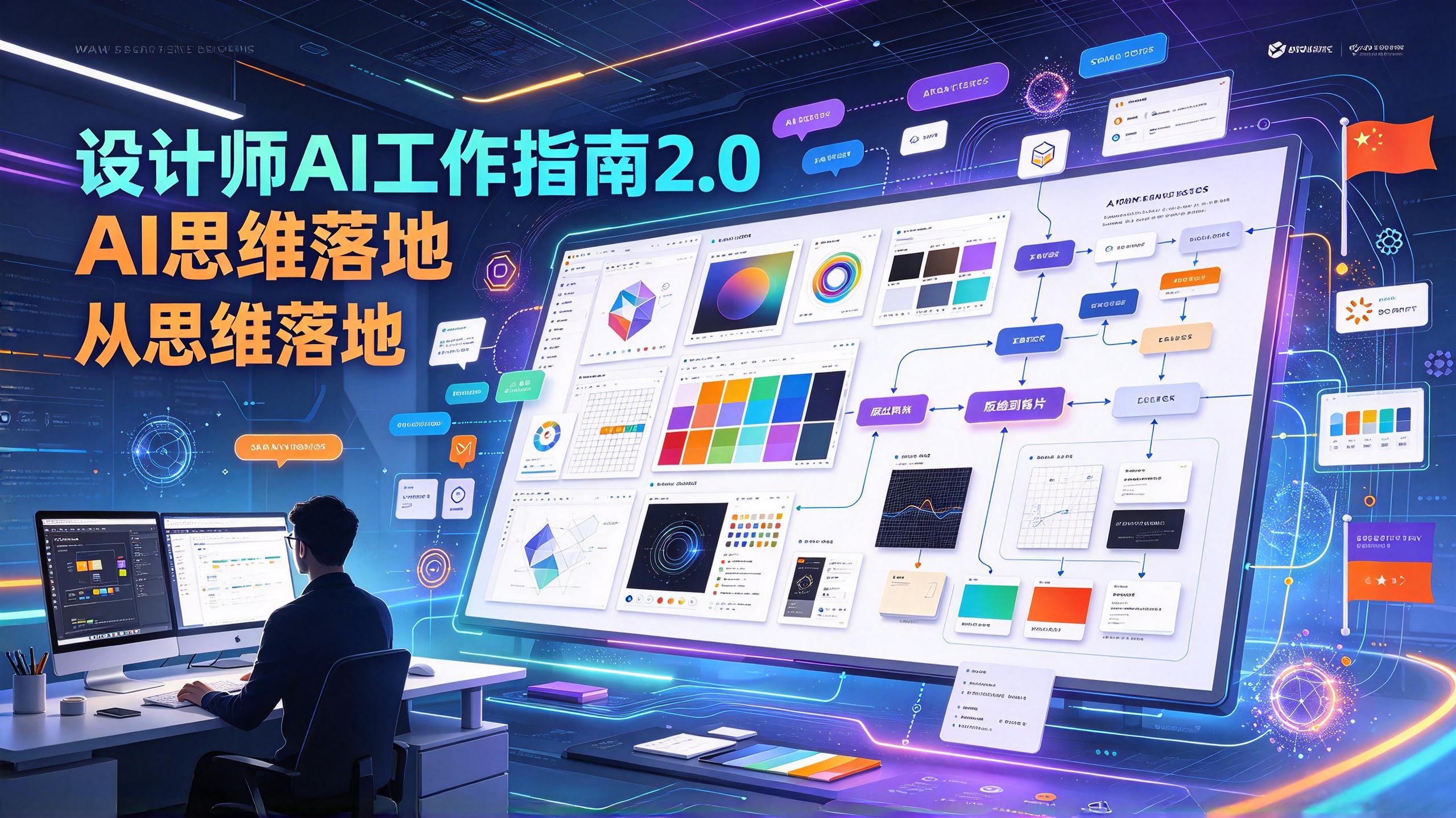 资源《《设计师AI工作指南2.0》从思维落地》的海报