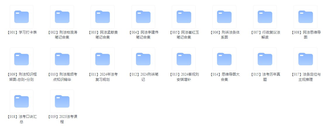 资源《【资料分享】法考学习笔记分享》的海报