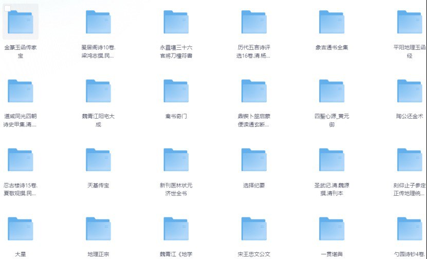 资源《古代中国文献集萃要 历史 文学 哲学 地理  绝版资源》的海报