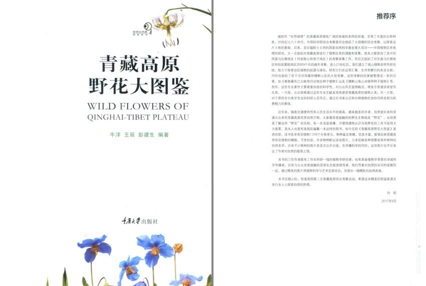 资源《《青藏高原野花大图鉴》带你了解青藏高原的植物[pdf]》的海报