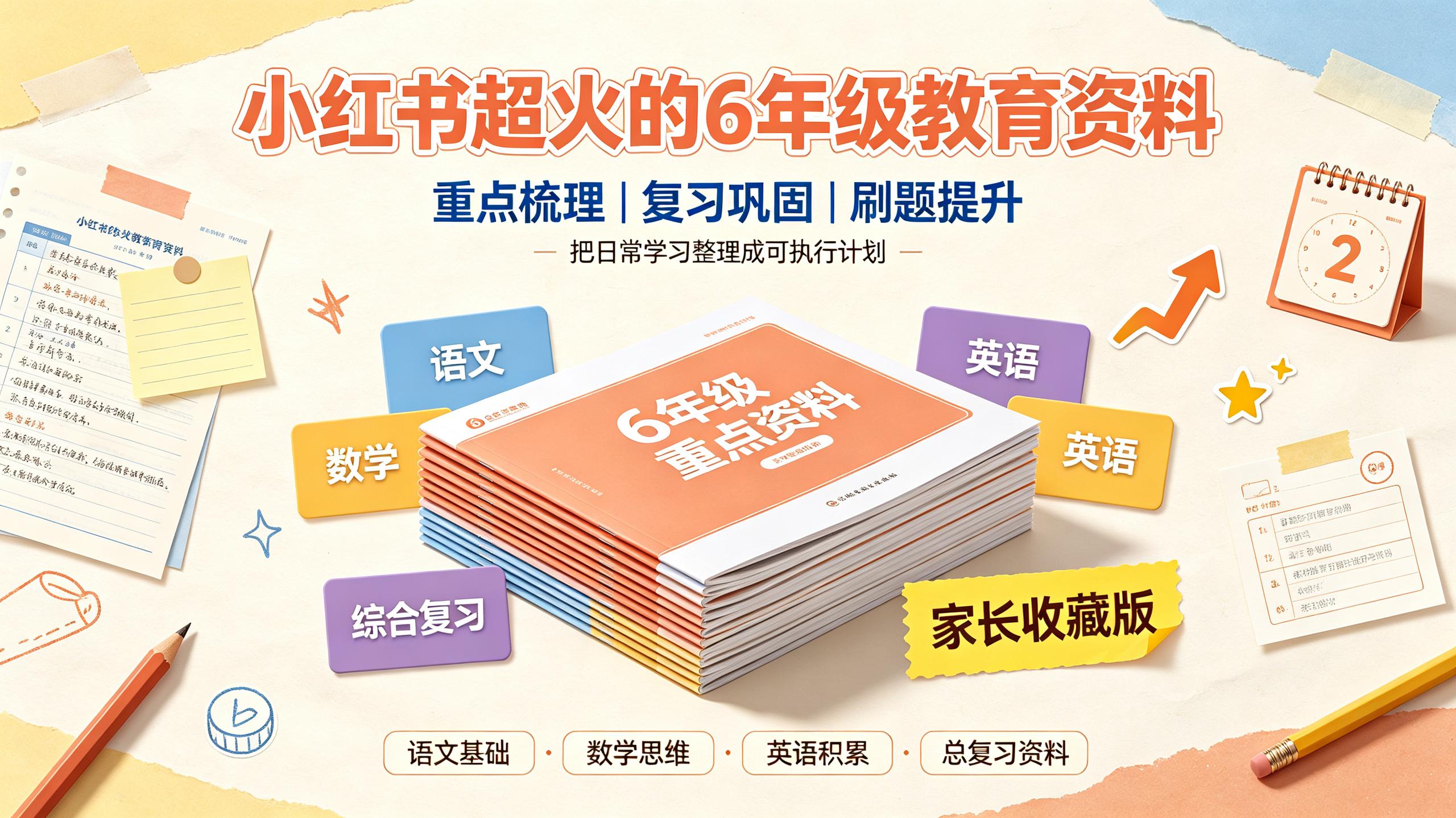 资源《《小红书超火6年级教育资料》｜小升初必备知识点｜电子版可打印》的海报