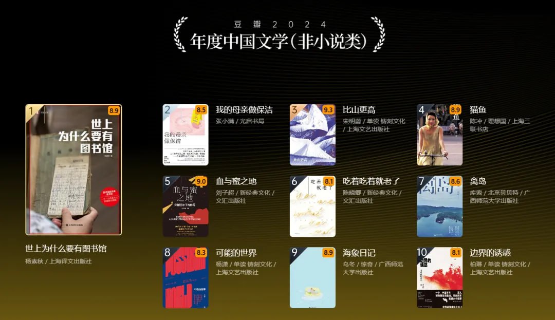 资源《2024年度中国文学（非小说类）》的海报
