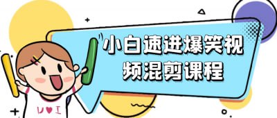 资源《小白速进爆笑视频混剪课程》的海报