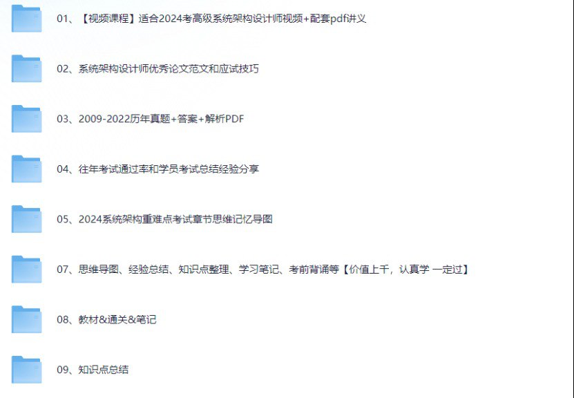 资源《2025软考高级最新资源 备考必备资料合集》的海报