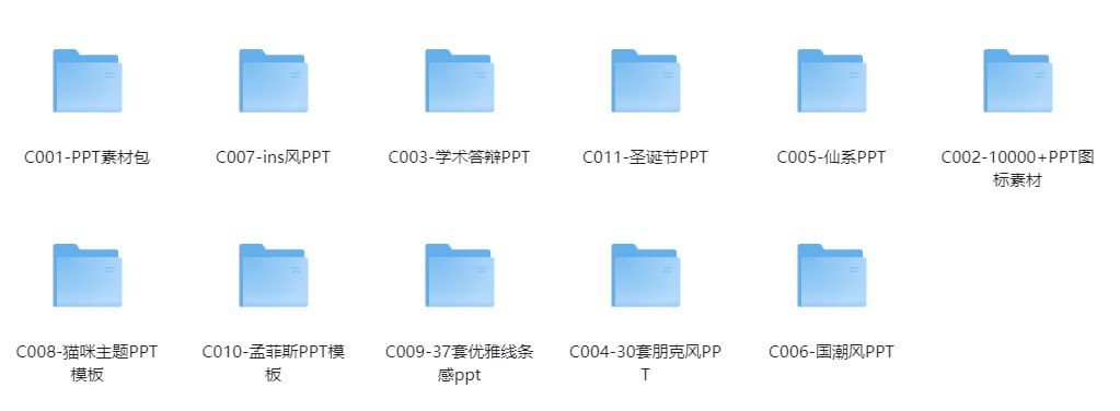 资源《各类付费PPT合集[精整分类.下载即用！]》的海报