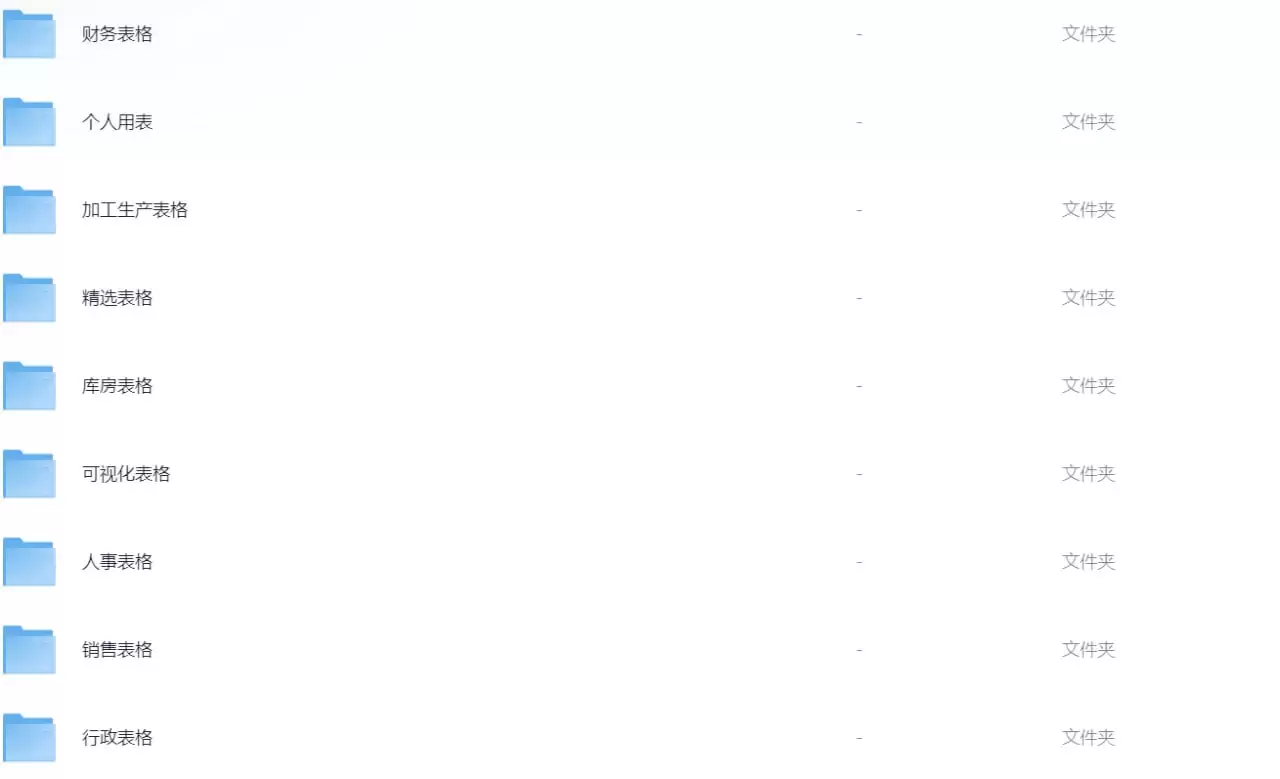 资源《2100个Excel表格模板合集》的海报