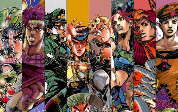 资源《joJo的奇妙冒险1-8部，荒木飞吕彦》的海报