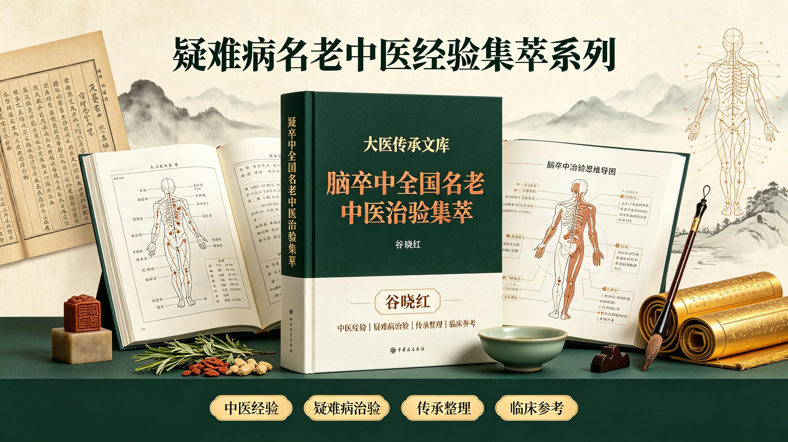 资源《《疑难病名老中医经验集萃系列  大医传承文库  脑卒中全国名老中医治验集萃》谷晓红 PDF》的海报