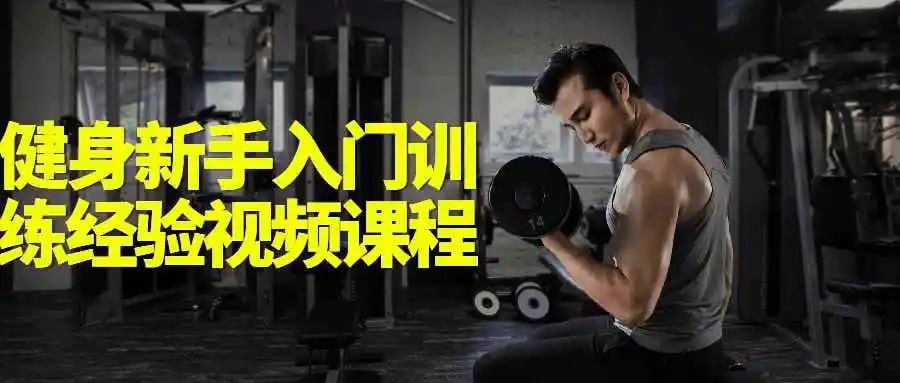 资源《健身新手入门训练经验视频课程》的海报