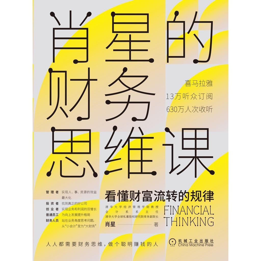 资源《《肖星的财务思维课》豆瓣高分 人人都能听得懂、学得会的财务知识[pdf]》的海报