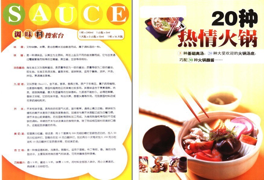 资源《《20种热情火锅》基础高汤 火锅蘸料[pdf]》的海报