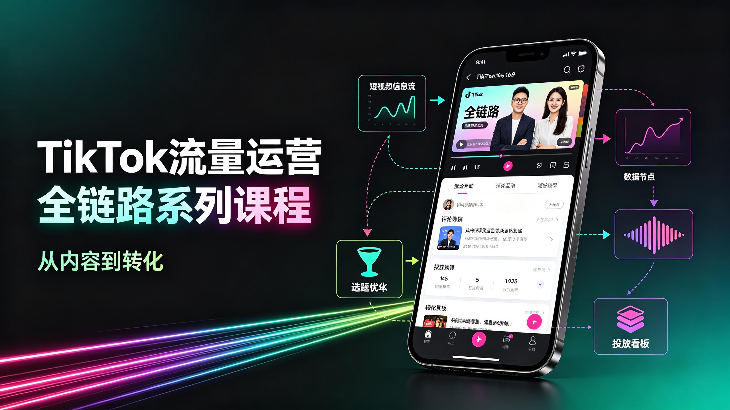 资源《TikTok流量运营全链路系列课程》的海报
