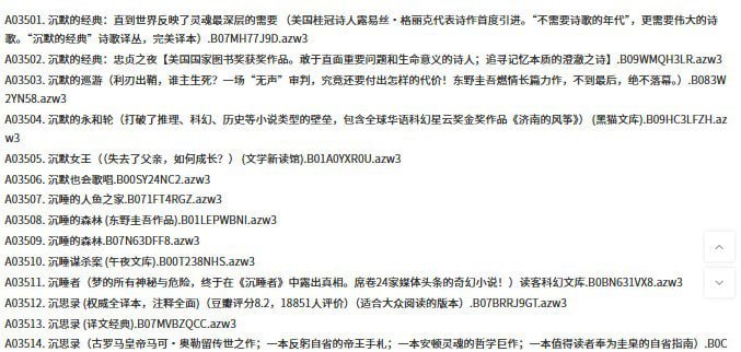 资源《《原版电子书》序号3501-4000 共500本 价值上千[azw3]》的海报