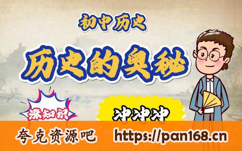 资源《看动画趣味学初中历史》的海报