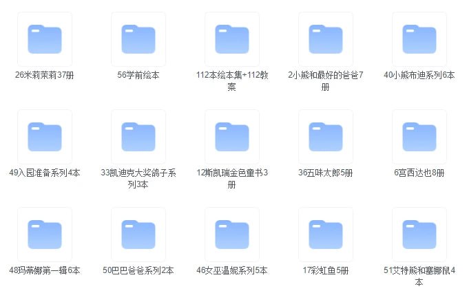 资源《儿童绘本1000本》的海报