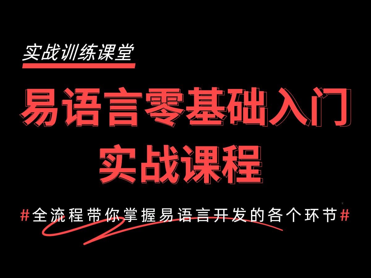 资源《2024最新易语言基础快速入门到精通教程：1天入门快速开发自己的软件》的海报