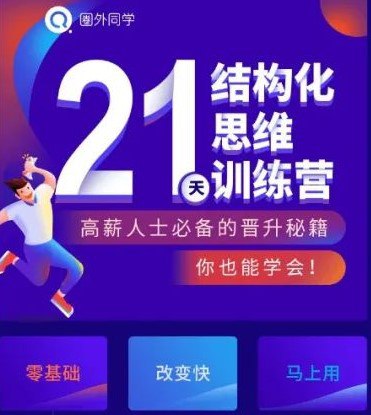 资源《21天结构化思维训练营》的海报