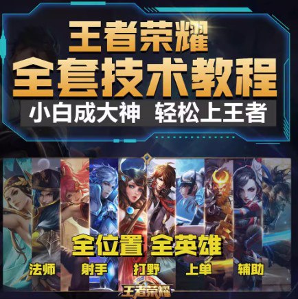 资源《王者荣耀全套课程攻略》的海报