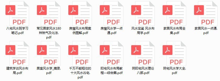 资源《《家居建筑风水合集》信则灵 不信则无[pdf]》的海报