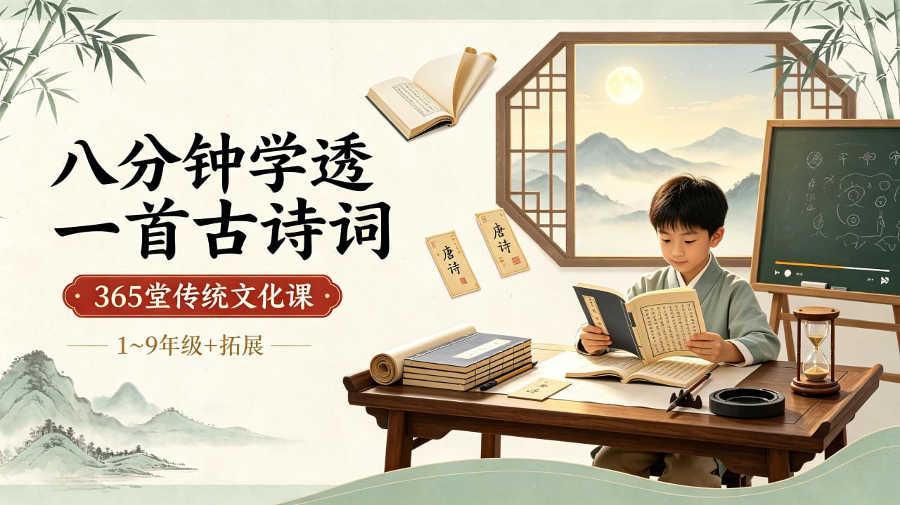 资源《《北大派派365堂古诗词&传统文化 1~9年级+拓展资料》》的海报