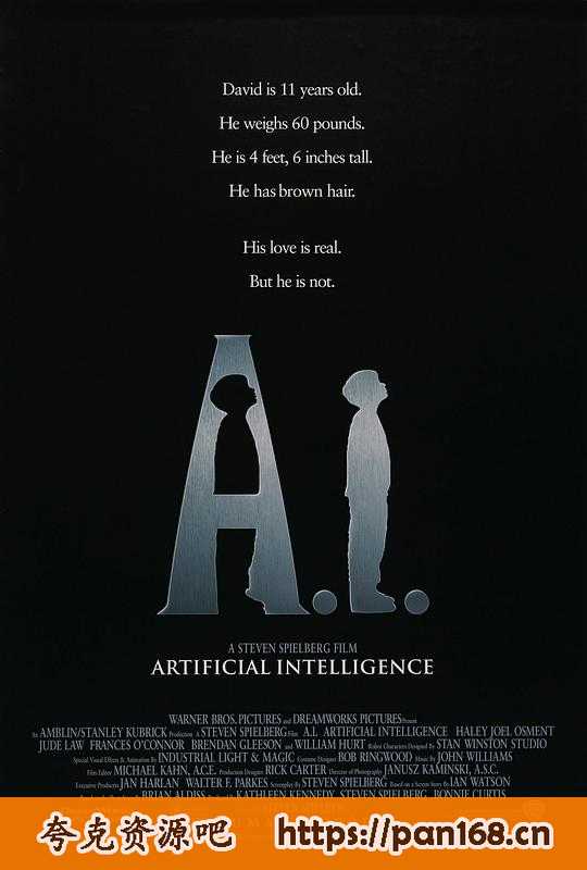 资源《人工智能 A.I. Artificial Intelligence 2160p Remux (2001) 中文字幕【73.69GB】已刮削》的海报