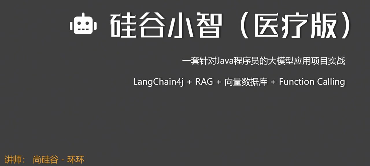 资源《尚硅谷Java企业级大模型应用项目：小智医疗(LangChain4J实战)》的海报