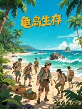 资源《龟岛生存》的海报