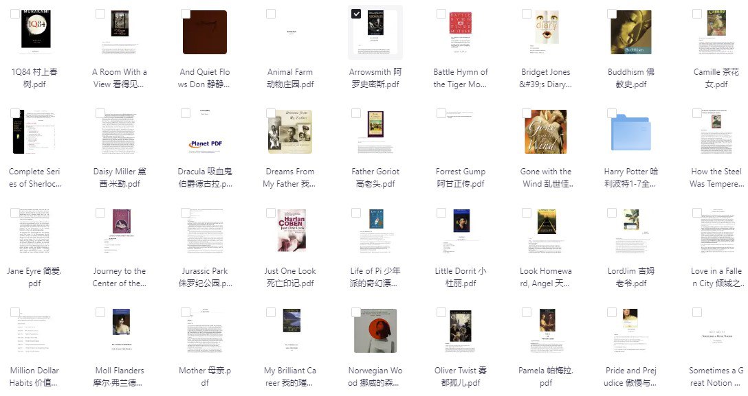 资源《英文原著小说大合集(总计1600本) [大合集]》的海报