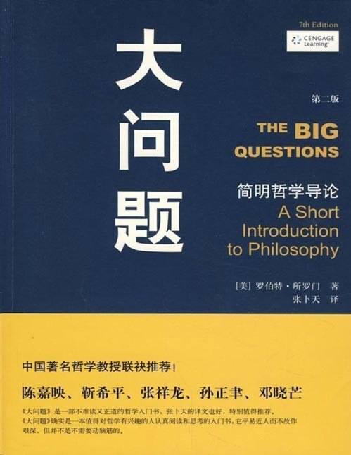 资源《《大问题：简明哲学导论》一本哲学的入门读物[pdf]》的海报