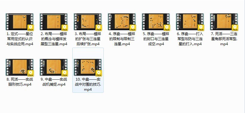 资源《《围棋低段暑期冲刺》王煜辉[mp4]》的海报