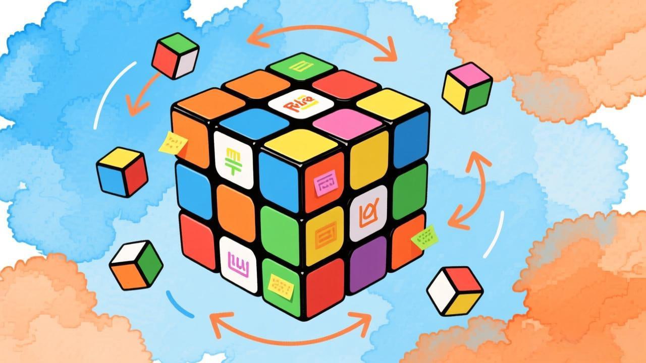 资源《魔方教程大全：从入门到精通，全面覆盖各阶魔方与高级技巧》的海报