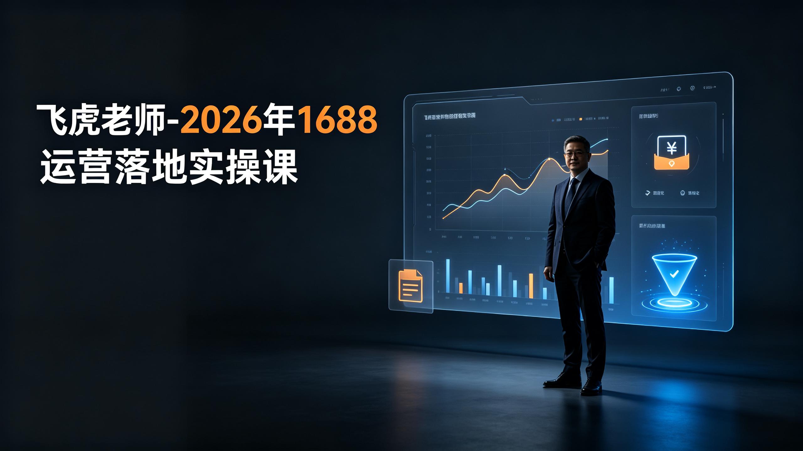 资源《飞虎老师-2026年1688运营落地实操课》的海报