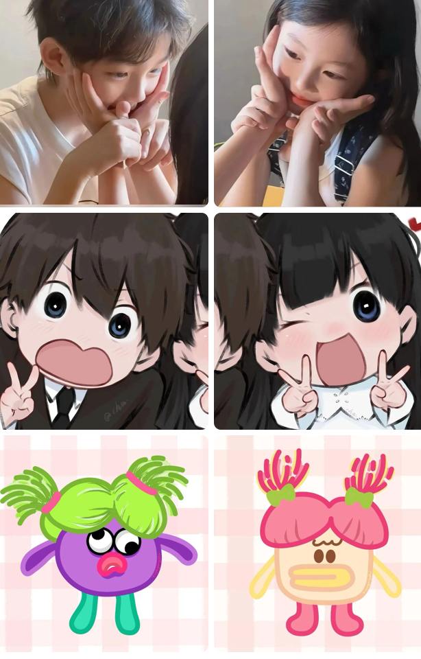 资源《𝙒𝙚𝘾𝙝𝙖𝙩情侣头像 拿去吧你》的海报