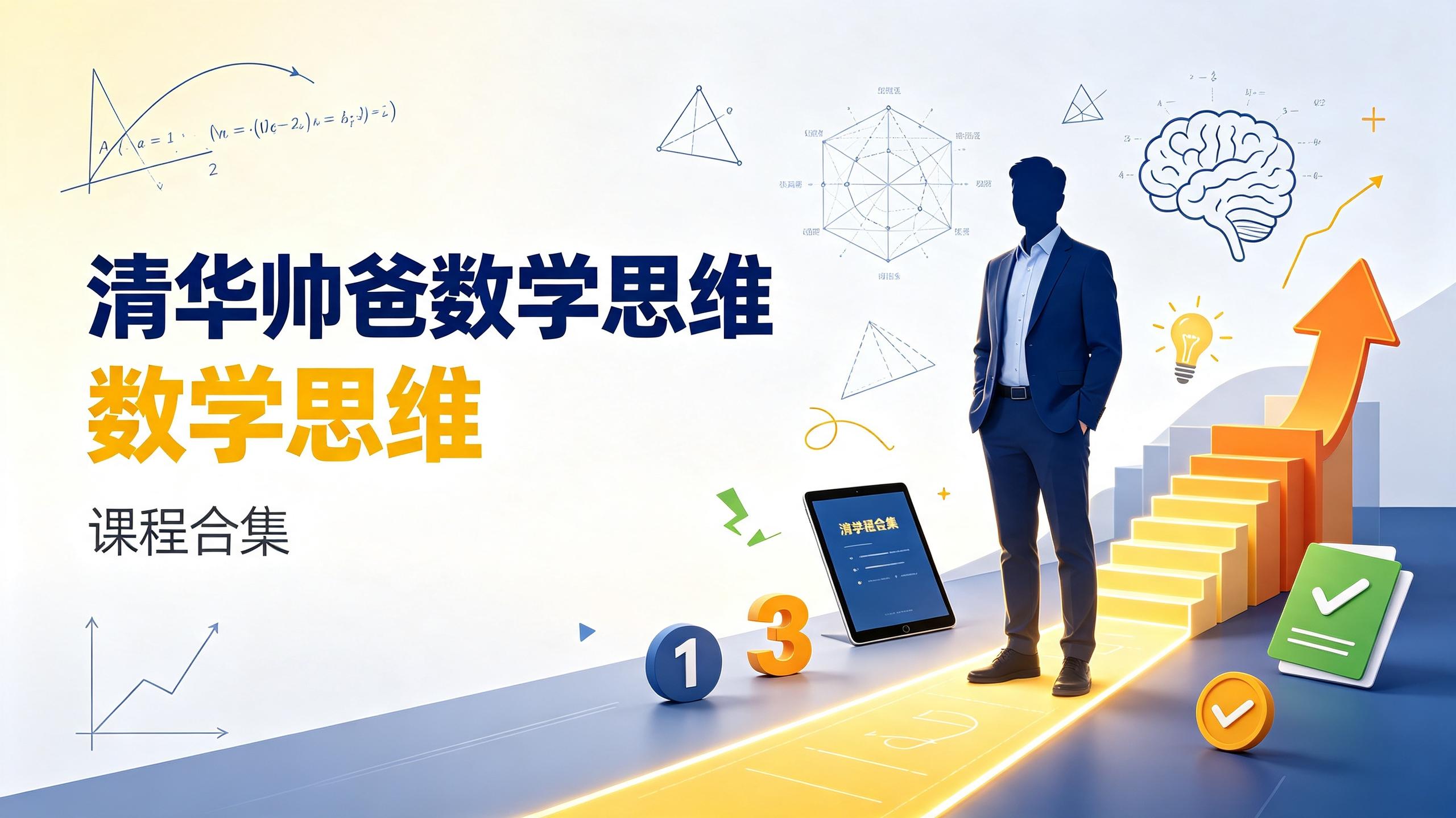 资源《抖音《清华帅爸数学思维》课程合集》的海报