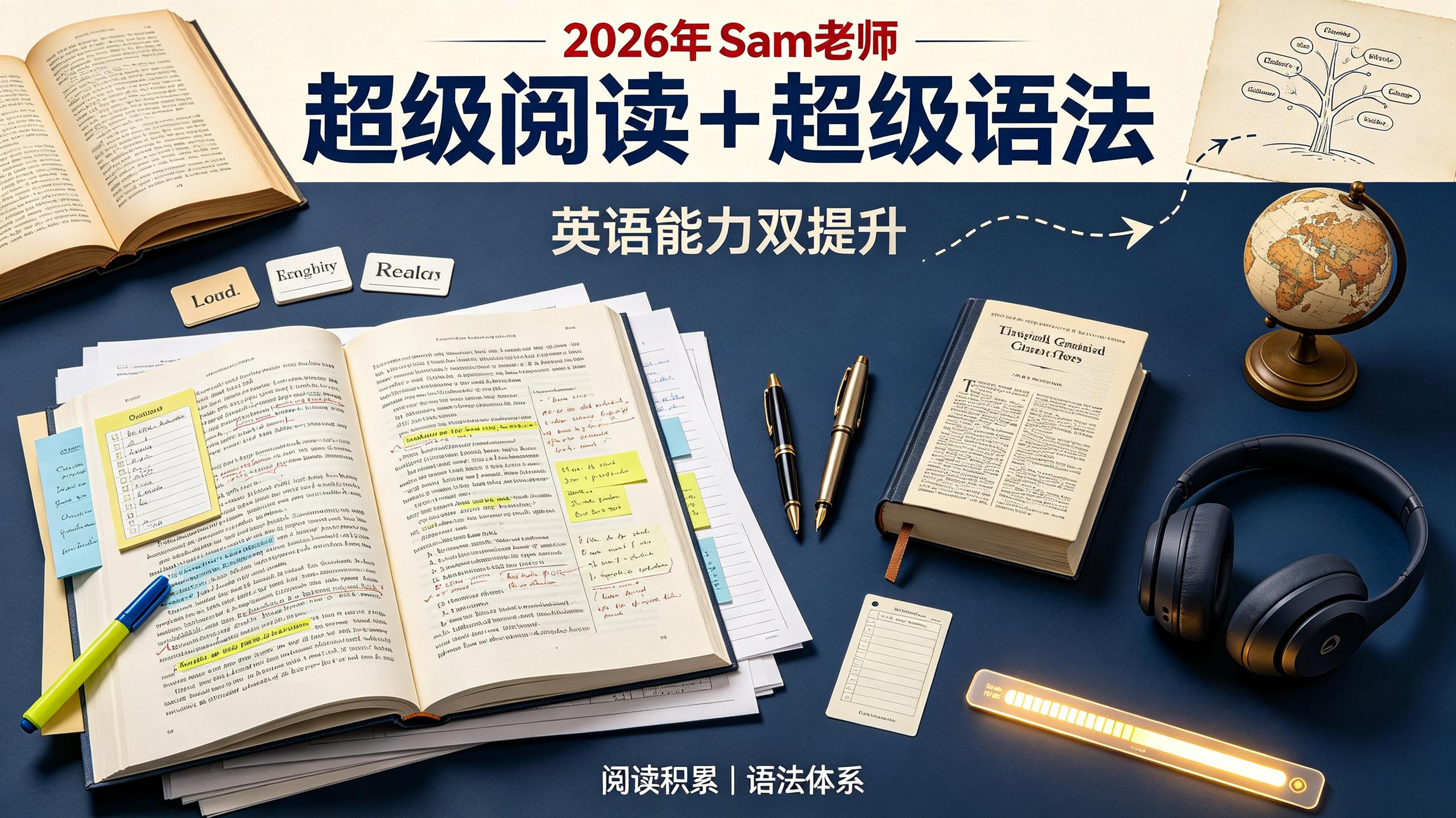 资源《2026年Sam老师超级阅读+超级语法》的海报