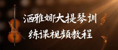 资源《洒雅娜大提琴训练课视频教程》的海报