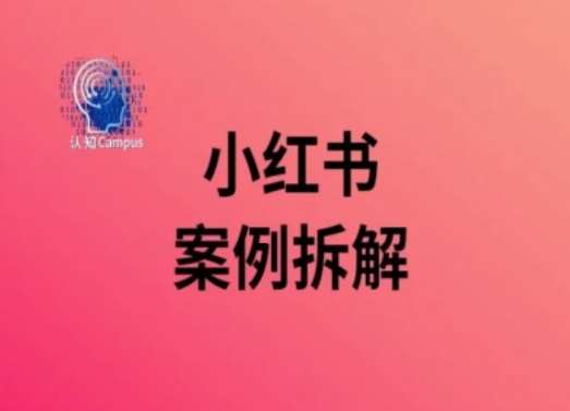 资源《小红书案例拆解，深度解读小红书40万粉》的海报