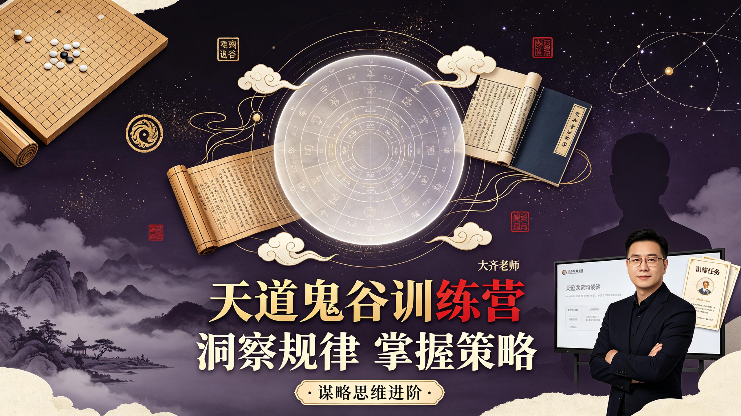 资源《大齐老师—天道鬼谷训练营》的海报